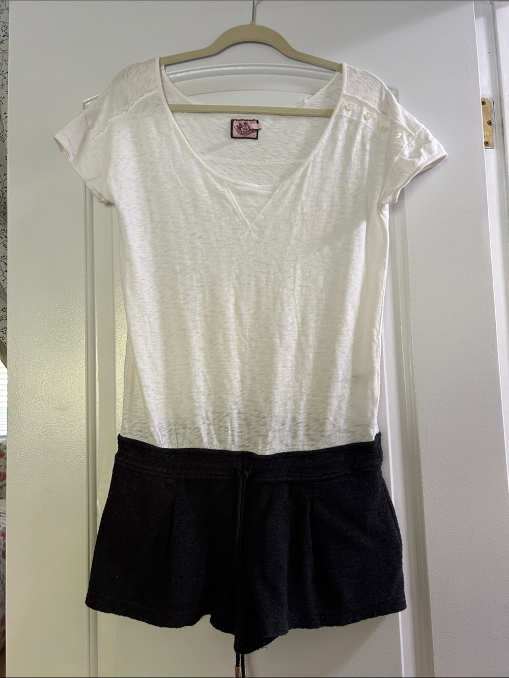 Juicy Couture Black & White Romper | Size S
